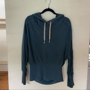 FP Movement by Free People Yoga Sweatshirt | Dark Turquoise | Size Small |